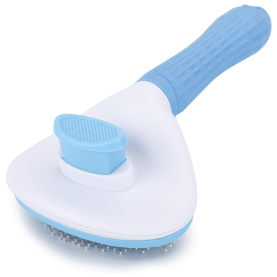 Self-Cleaning Pin Comb - Suitable for dogs, cats, and rabbits, easily removes undercoat